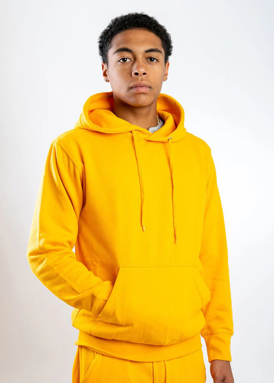 Gold Heavy Blend Fleece Hooded Sweatshirt