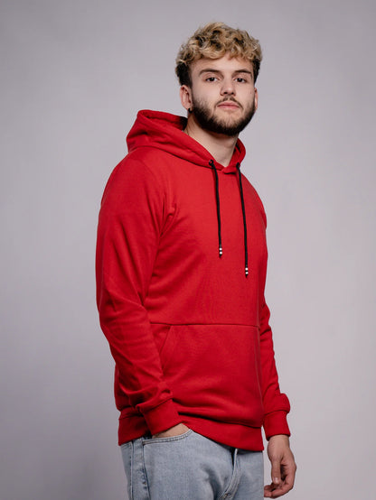 Red Tech Hooded SweatShirt