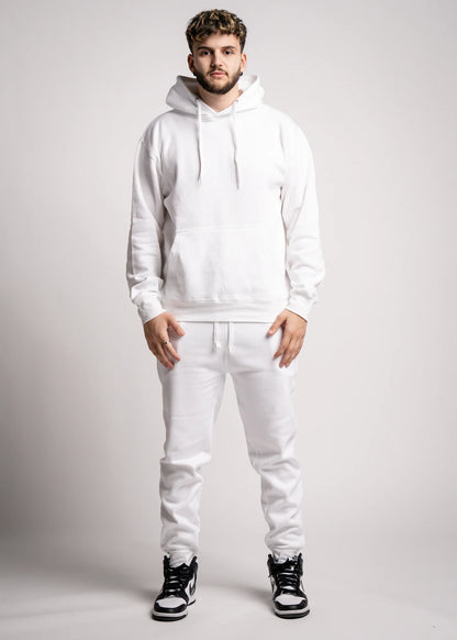 White Heavy Blend Fleece SweatSuit