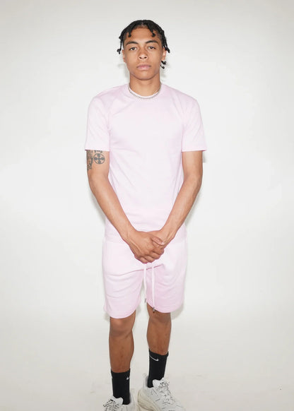 Light Pink T-Shirt and Short Set