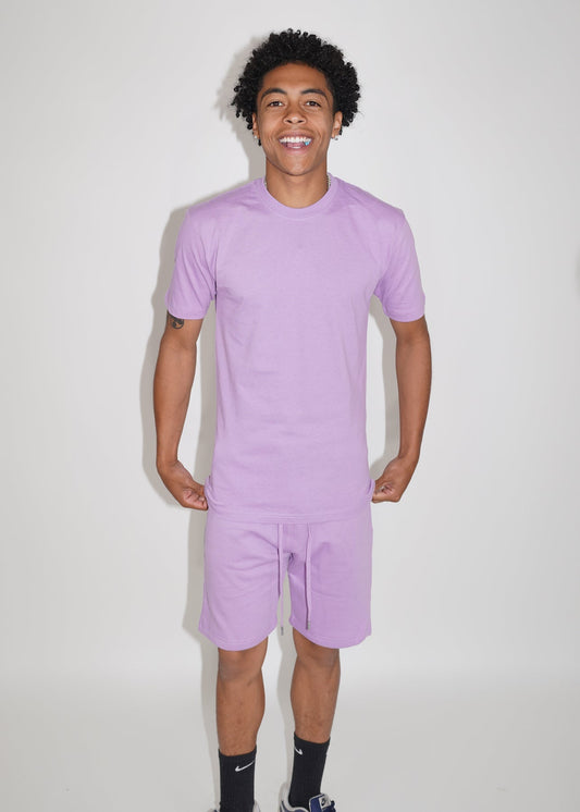 Lilac T-Shirt and Short Set