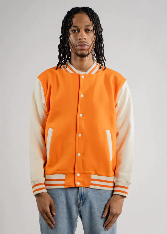 Orange Varsity Heavy Blend Fleece SweatShirt