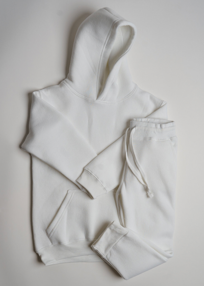 White Heavy Blend Kids SweatSuit