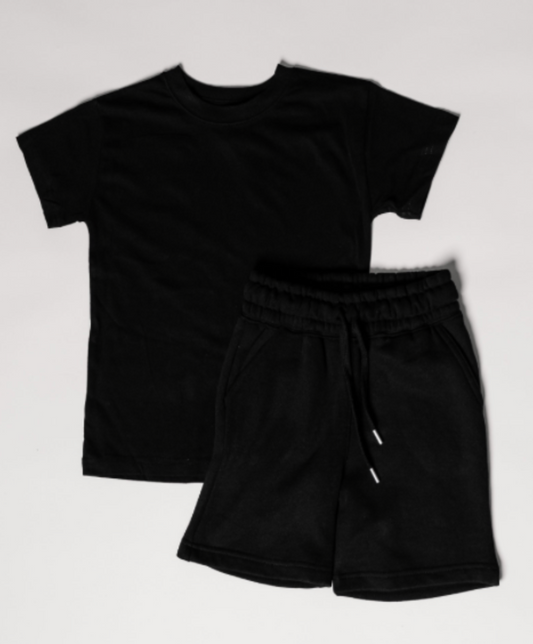 Black Kids Short Set