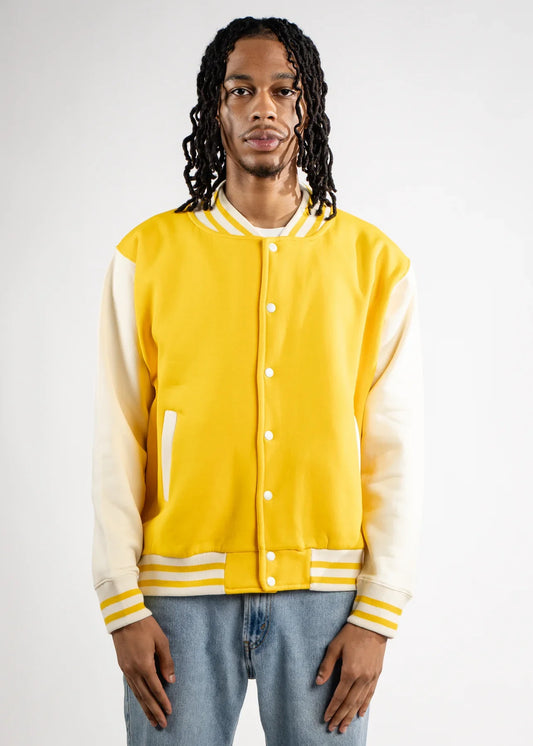 Yellow Varsity Heavy Blend Fleece SweatShirt