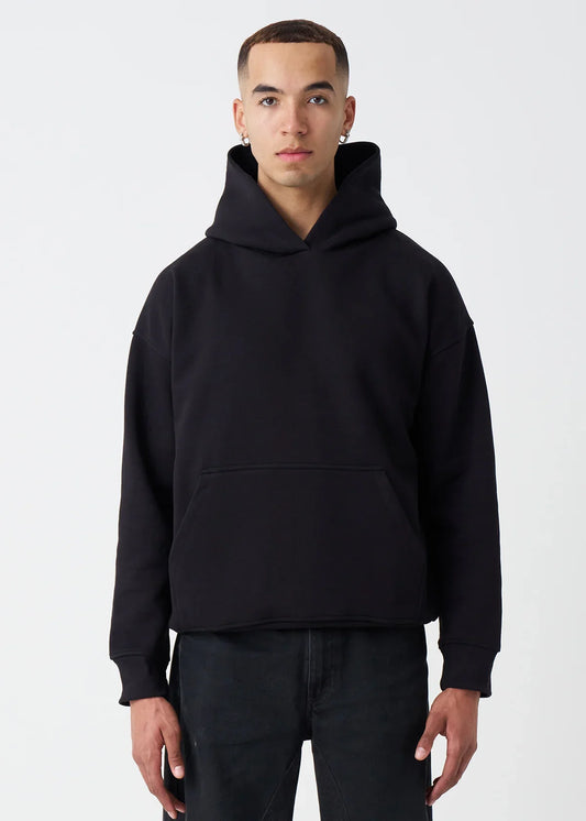 Black Oversized Heavy Blend Fleece Hoodie