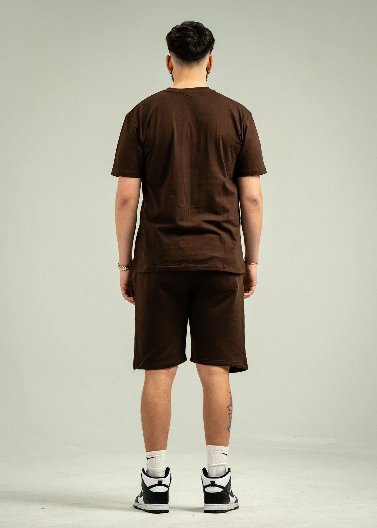 Brown T-Shirt and Short Set