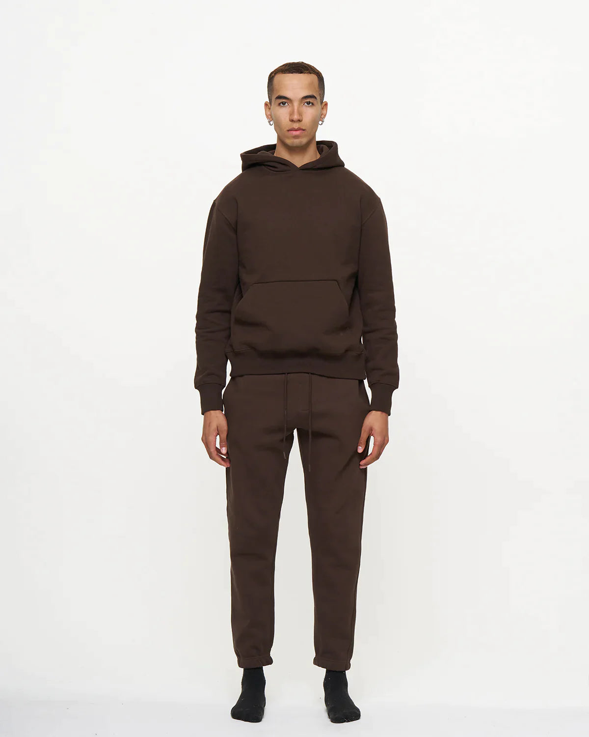 Brown Heavyweight Fleece SweatSuit