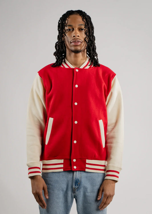 Red Varsity Heavy Blend Fleece SweatShirt